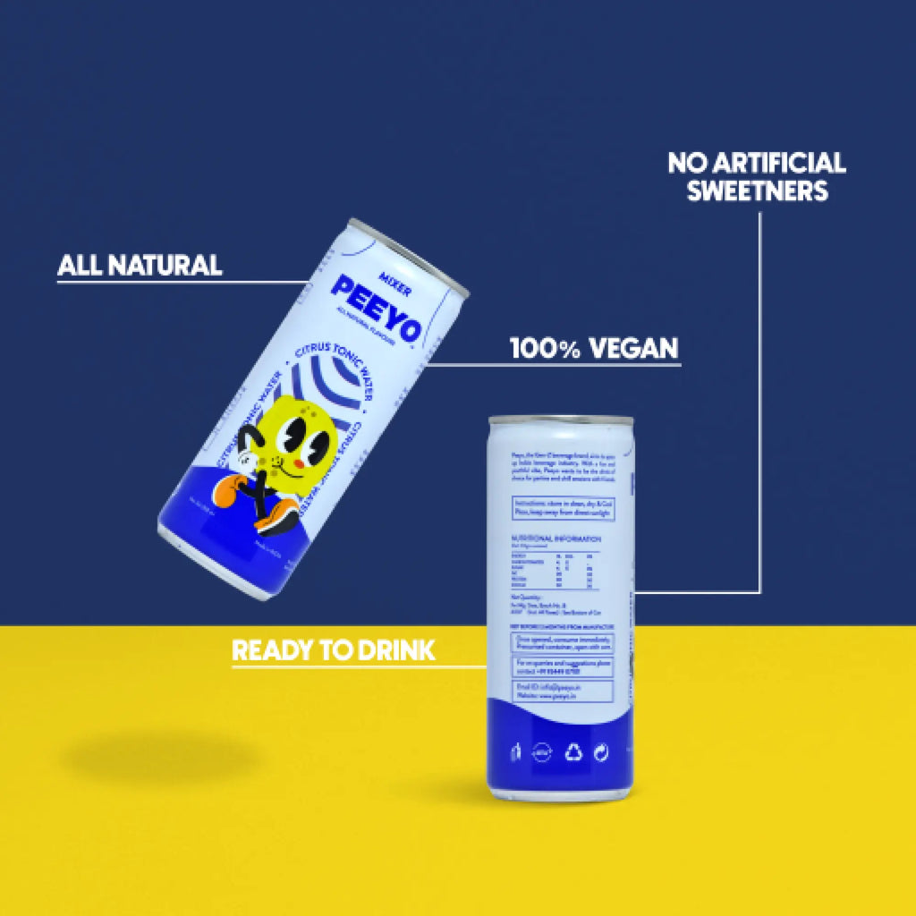 PEEYO Citrus Tonic Water